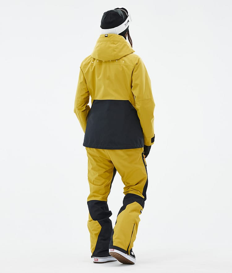 Montec Moss W Snowboardjacka Dam Yellow/Black, Bild 5 av 10