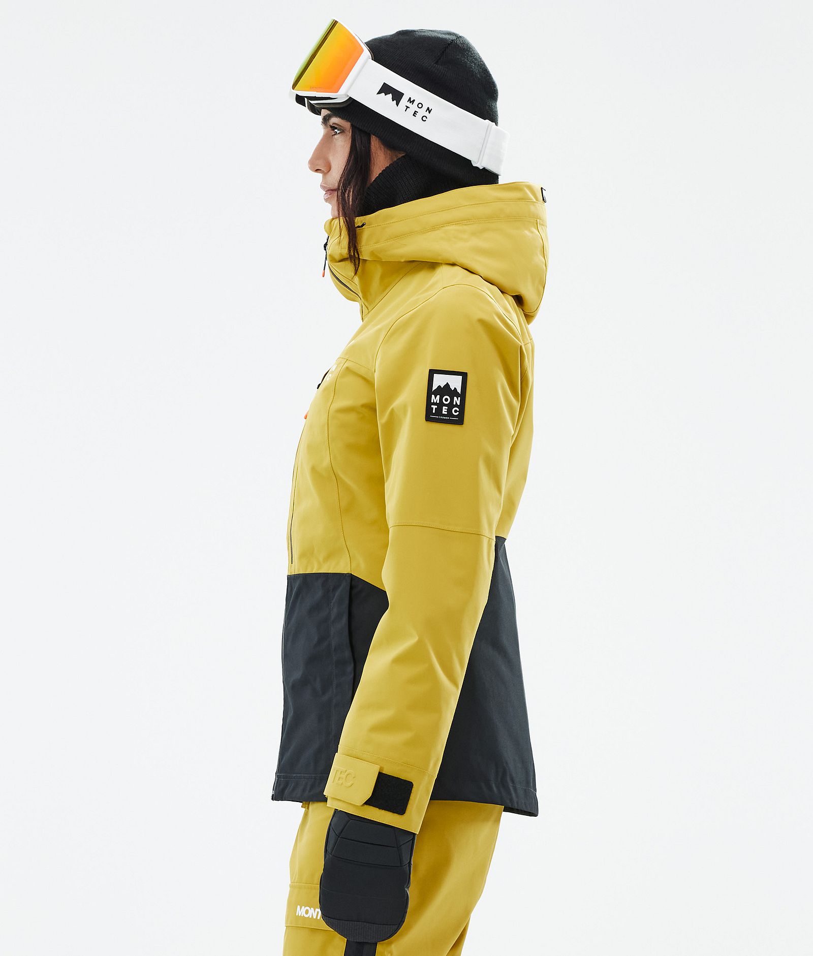 Montec Moss W Snowboardjacka Dam Yellow/Black, Bild 6 av 10