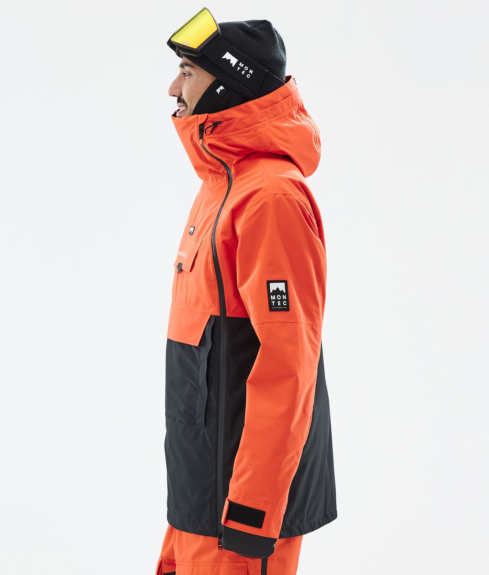 Montec Doom Snowboardjacka Herr Orange/Black, Bild 6 av 11