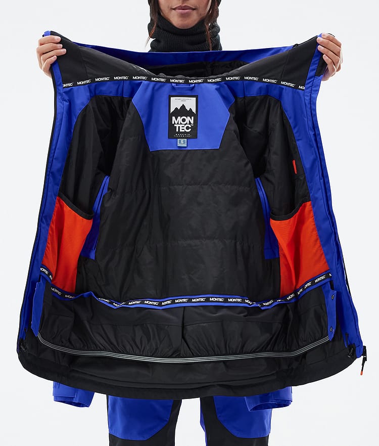 Montec Moss W Snowboardjacka Dam Cobalt Blue/Black, Bild 10 av 10