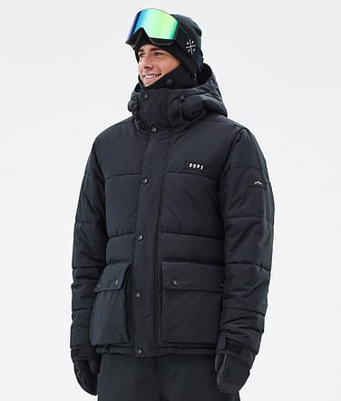 Dope Puffer Full Zip Snowboardjacka Man Black