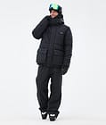 Dope Puffer Full Zip Skidjacka Herr Black, Bild 2 av 9