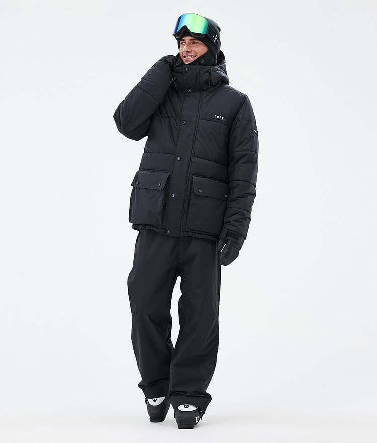 Dope Puffer Full Zip Skidjacka Herr Black, Bild 2 av 9