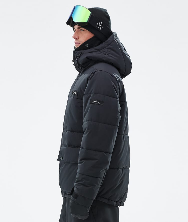 Dope Puffer Full Zip Skidjacka Herr Black, Bild 5 av 9