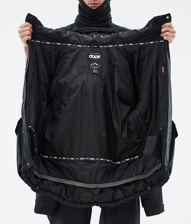 Dope Puffer Full Zip Skidjacka Herr Black, Bild 9 av 9