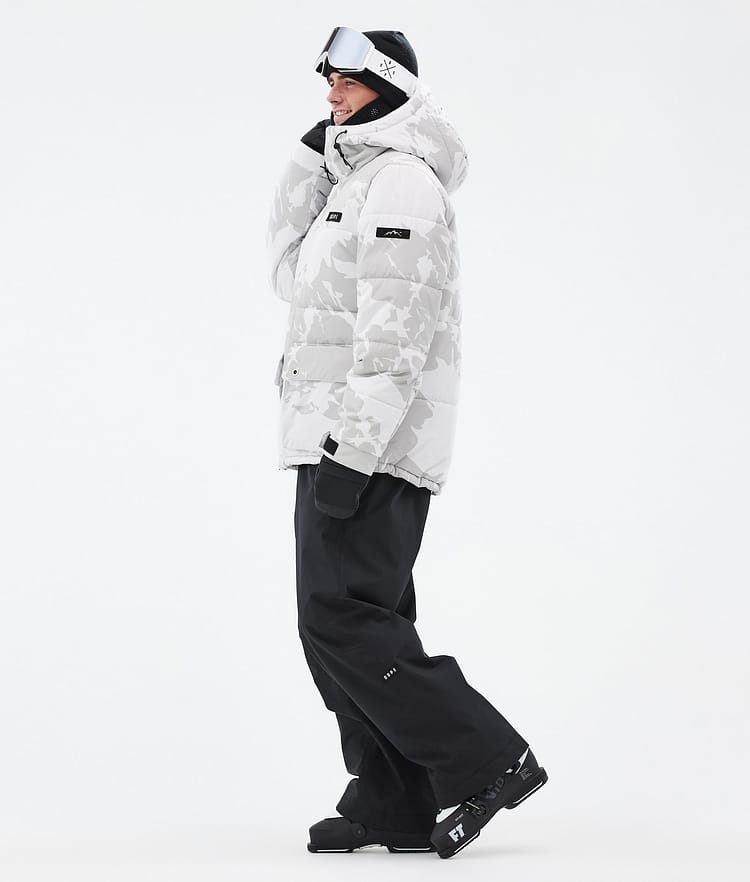 Dope Puffer Full Zip Skidjacka Herr Grey Camo, Bild 3 av 9