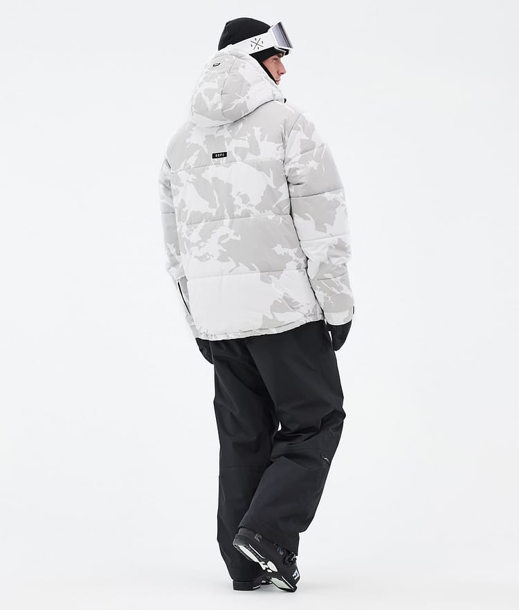 Dope Puffer Full Zip Skidjacka Herr Grey Camo, Bild 4 av 9