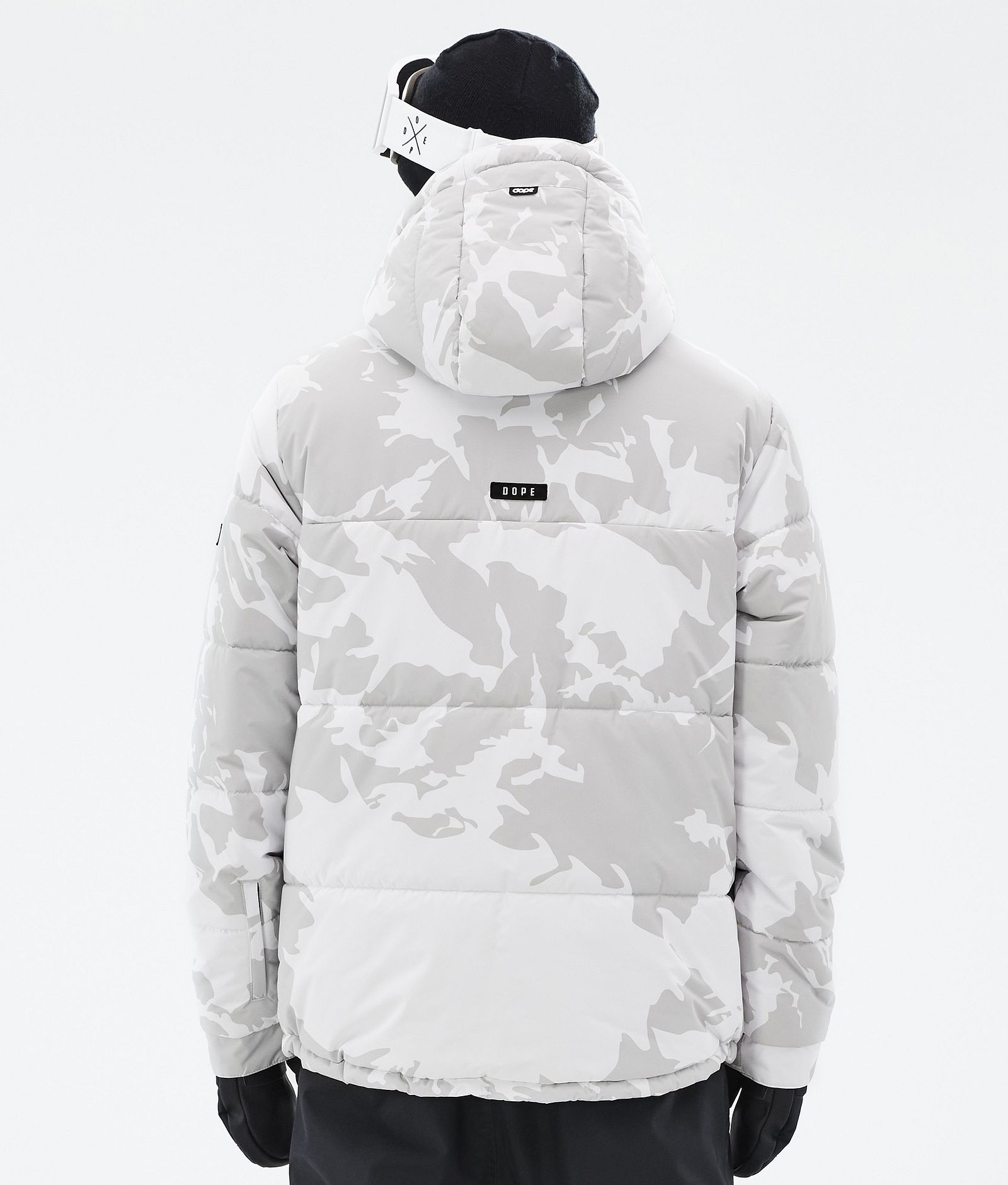 Dope Puffer Full Zip Skidjacka Herr Grey Camo, Bild 6 av 9