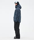 Dope Puffer Full Zip Skidjacka Herr Metal Blue, Bild 3 av 9