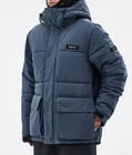 Dope Puffer Full Zip Skidjacka Herr Metal Blue, Bild 7 av 9