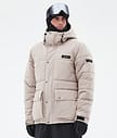 Dope Puffer Full Zip Skidjacka Herr Sand