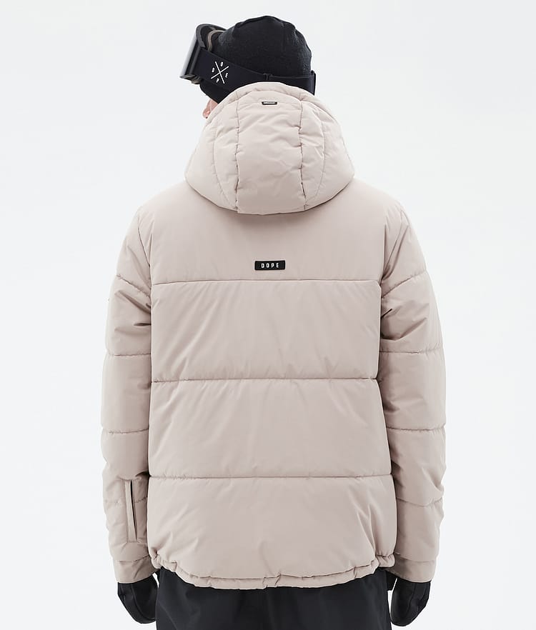 Dope Puffer Full Zip Skidjacka Herr Sand, Bild 6 av 9