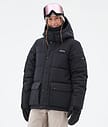 Dope Puffer W Full Zip Snowboardjacka Dam Black