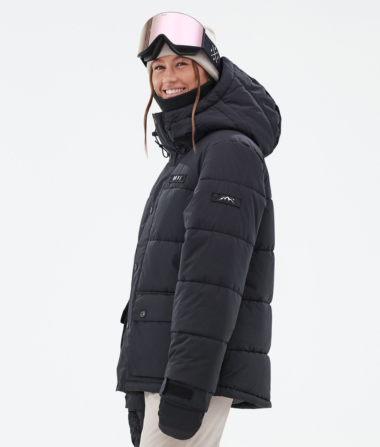 Dope Puffer W Full Zip Skidjacka Dam Black, Bild 5 av 9