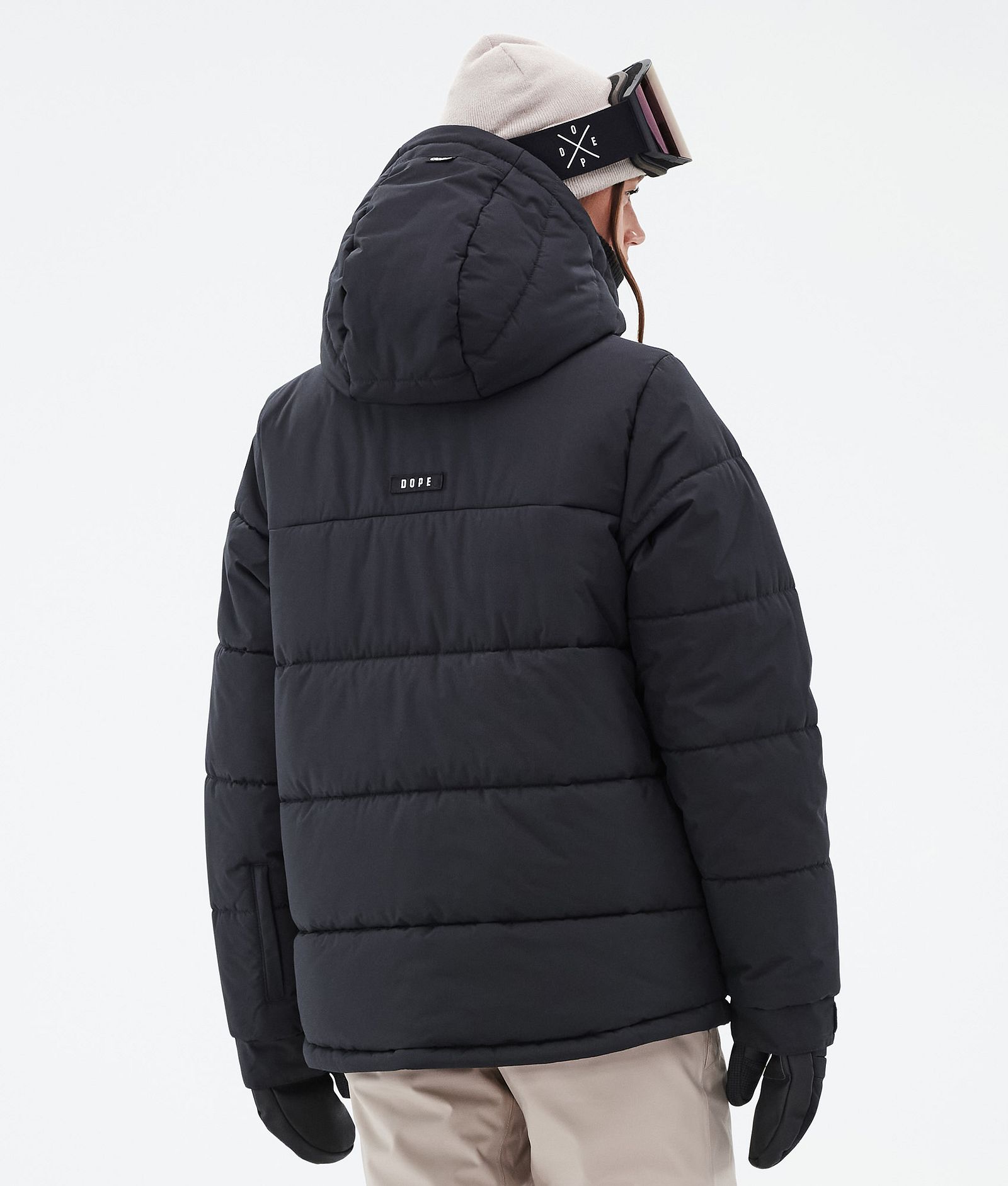 Dope Puffer W Full Zip Skidjacka Dam Black, Bild 6 av 9