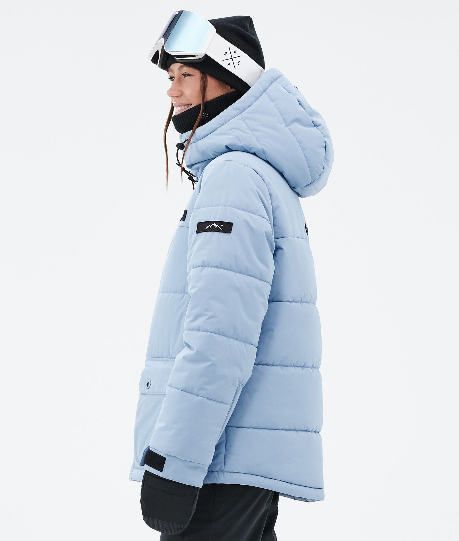 Dope Puffer W Full Zip Skidjacka Dam Light Blue, Bild 5 av 9