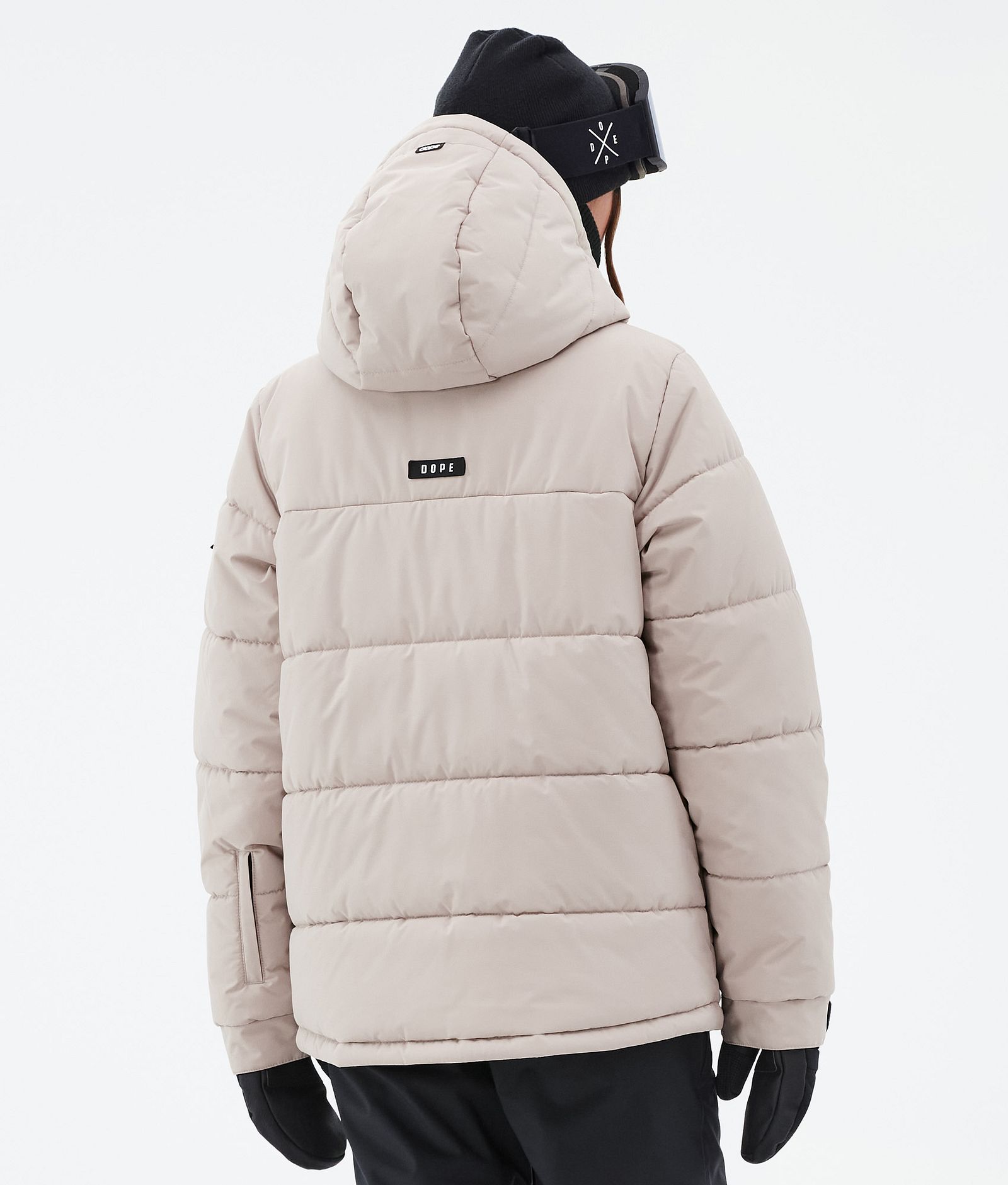 Dope Puffer W Full Zip Skidjacka Dam Sand, Bild 6 av 9