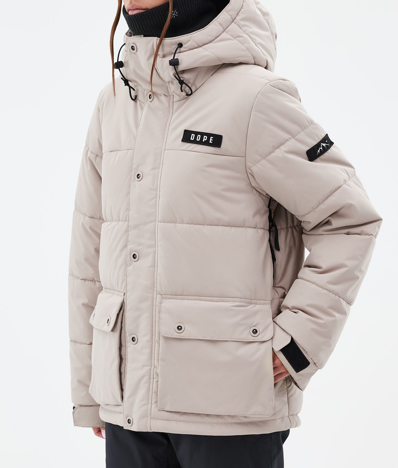 Dope Puffer W Full Zip Skidjacka Dam Sand, Bild 7 av 9