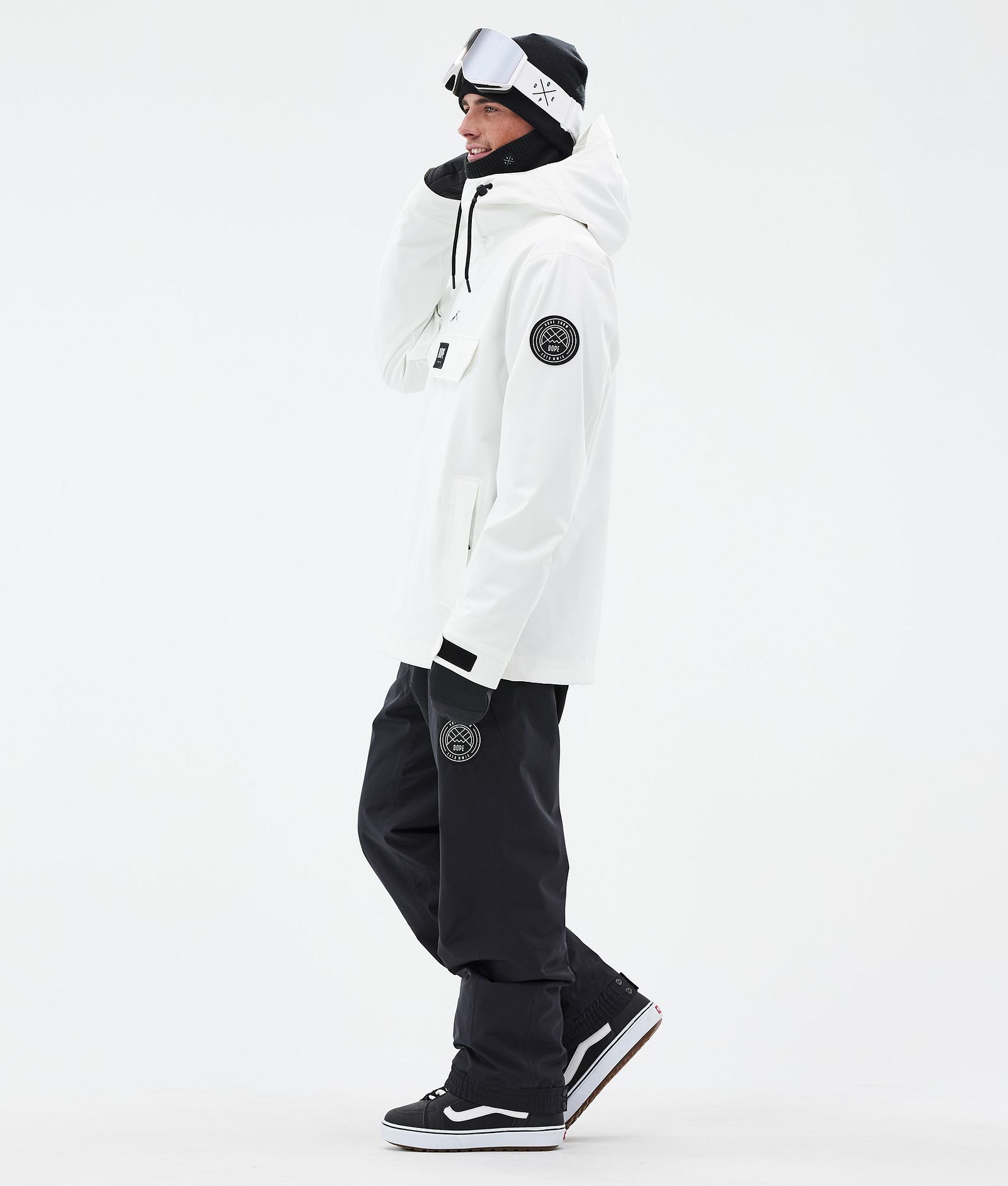 Dope Blizzard Snowboardjacka Herr Whitish, Bild 3 av 8