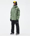 Dope Blizzard Full Zip Snowboardjacka Herr Moss Green, Bild 2 av 9