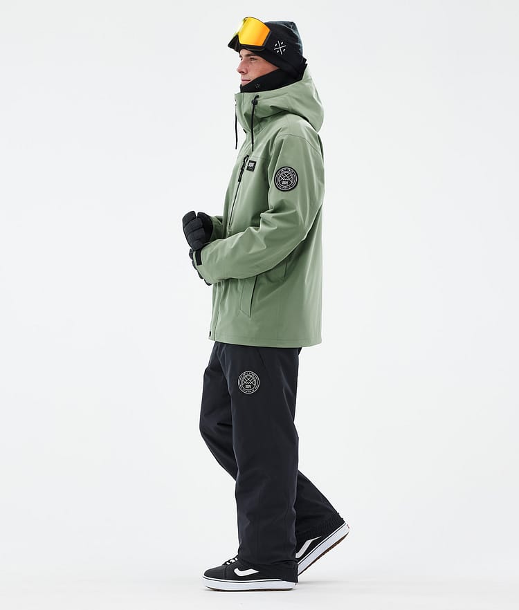 Dope Blizzard Full Zip Snowboardjacka Herr Moss Green, Bild 3 av 9