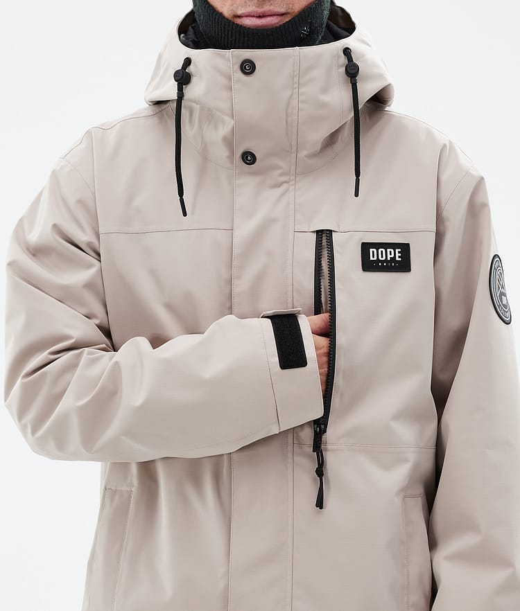 Dope Blizzard Full Zip Skidjacka Herr Sand, Bild 8 av 9