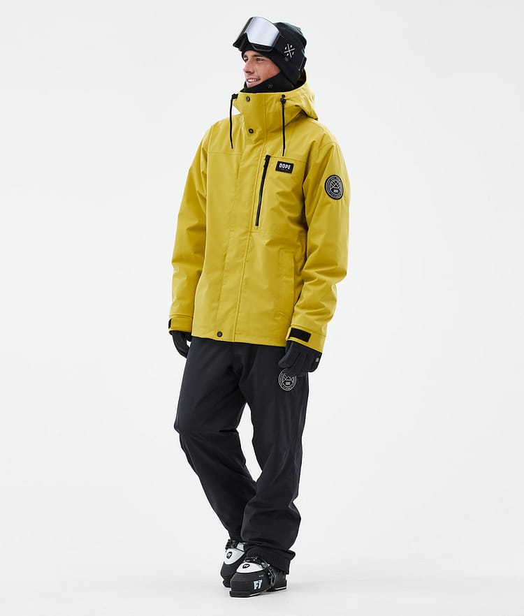 Dope Blizzard Full Zip Skidjacka Herr Yellow, Bild 2 av 9