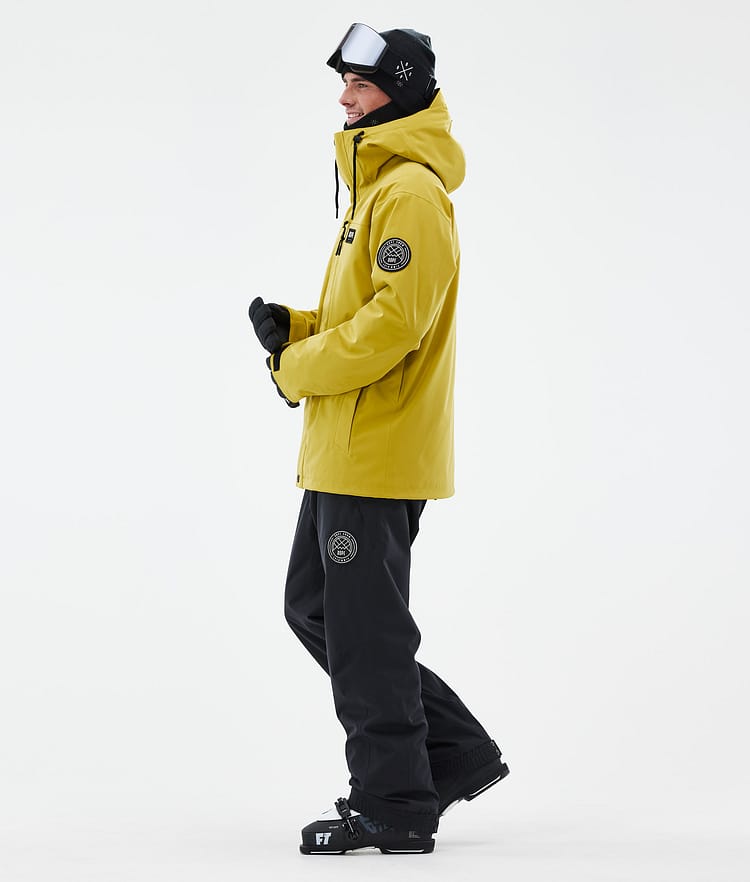 Dope Blizzard Full Zip Skidjacka Herr Yellow, Bild 3 av 9