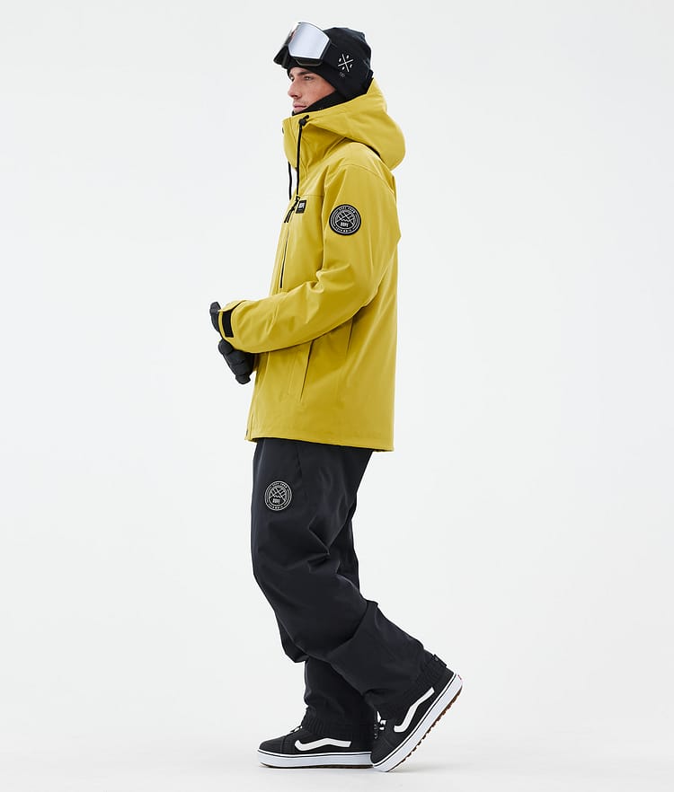 Dope Blizzard Full Zip Snowboardjacka Herr Yellow, Bild 3 av 9