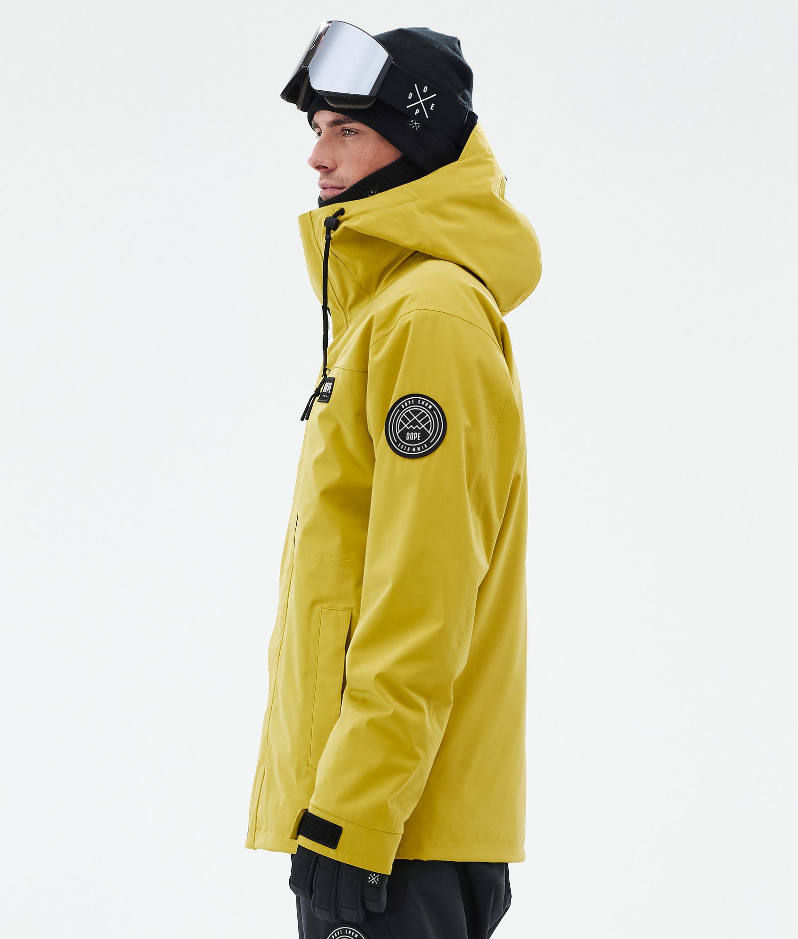 Dope Blizzard Full Zip Snowboardjacka Herr Yellow, Bild 5 av 9