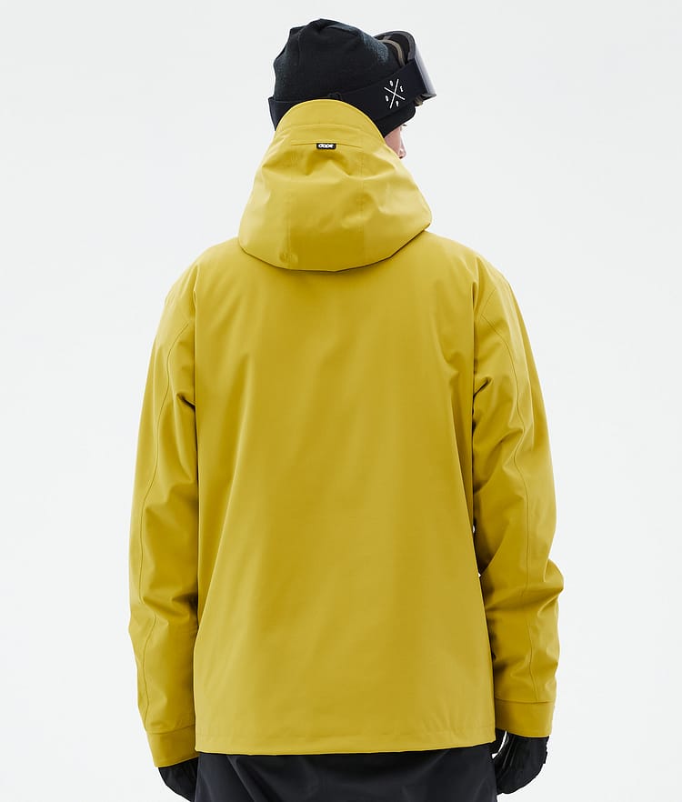 Dope Blizzard Full Zip Snowboardjacka Herr Yellow, Bild 6 av 9