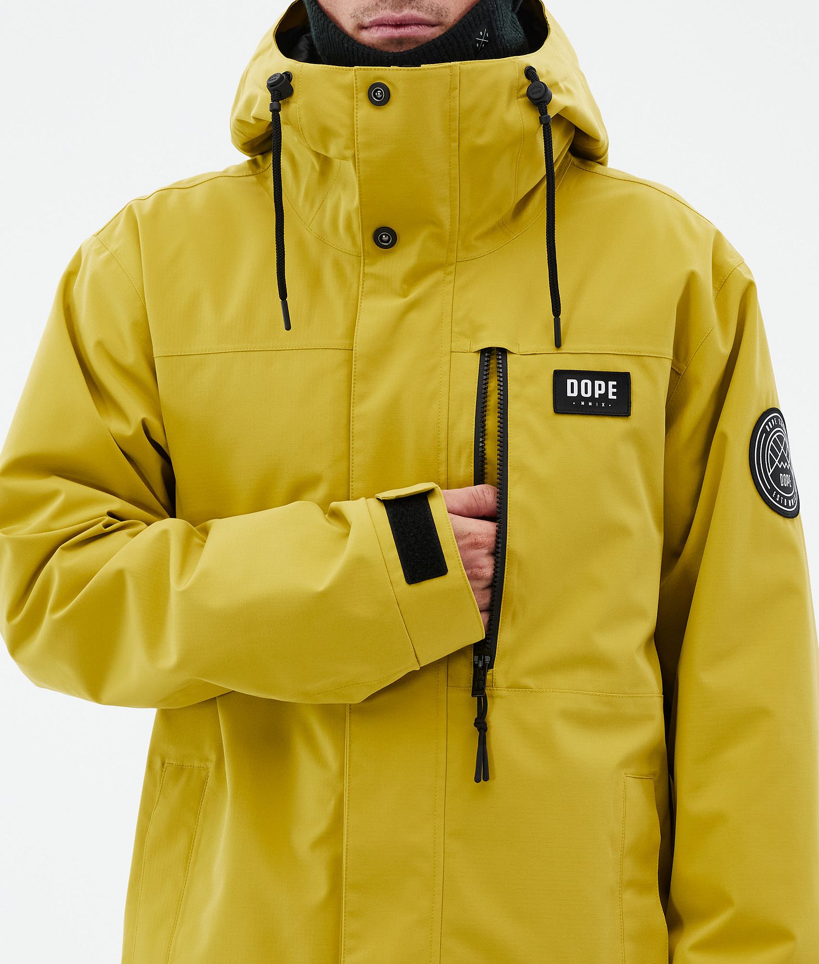 Dope Blizzard Full Zip Snowboardjacka Herr Yellow, Bild 8 av 9