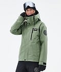 Dope Blizzard W Full Zip Snowboardjacka Dam Moss Green, Bild 1 av 9