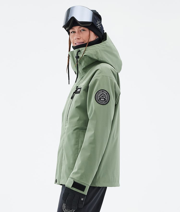 Dope Blizzard W Full Zip Skidjacka Dam Moss Green, Bild 5 av 9