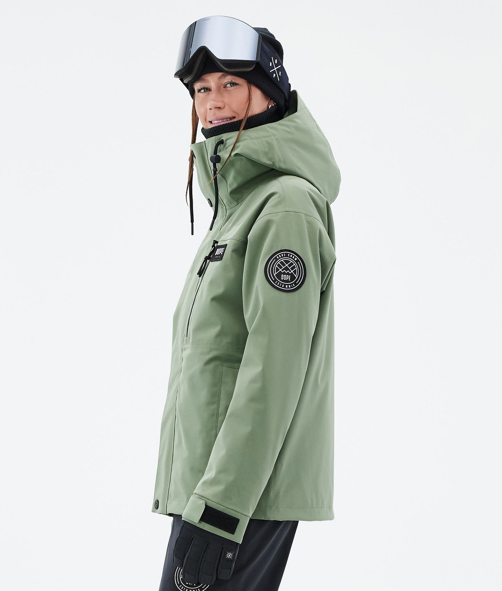 Dope Blizzard W Full Zip Skidjacka Dam Moss Green, Bild 5 av 9