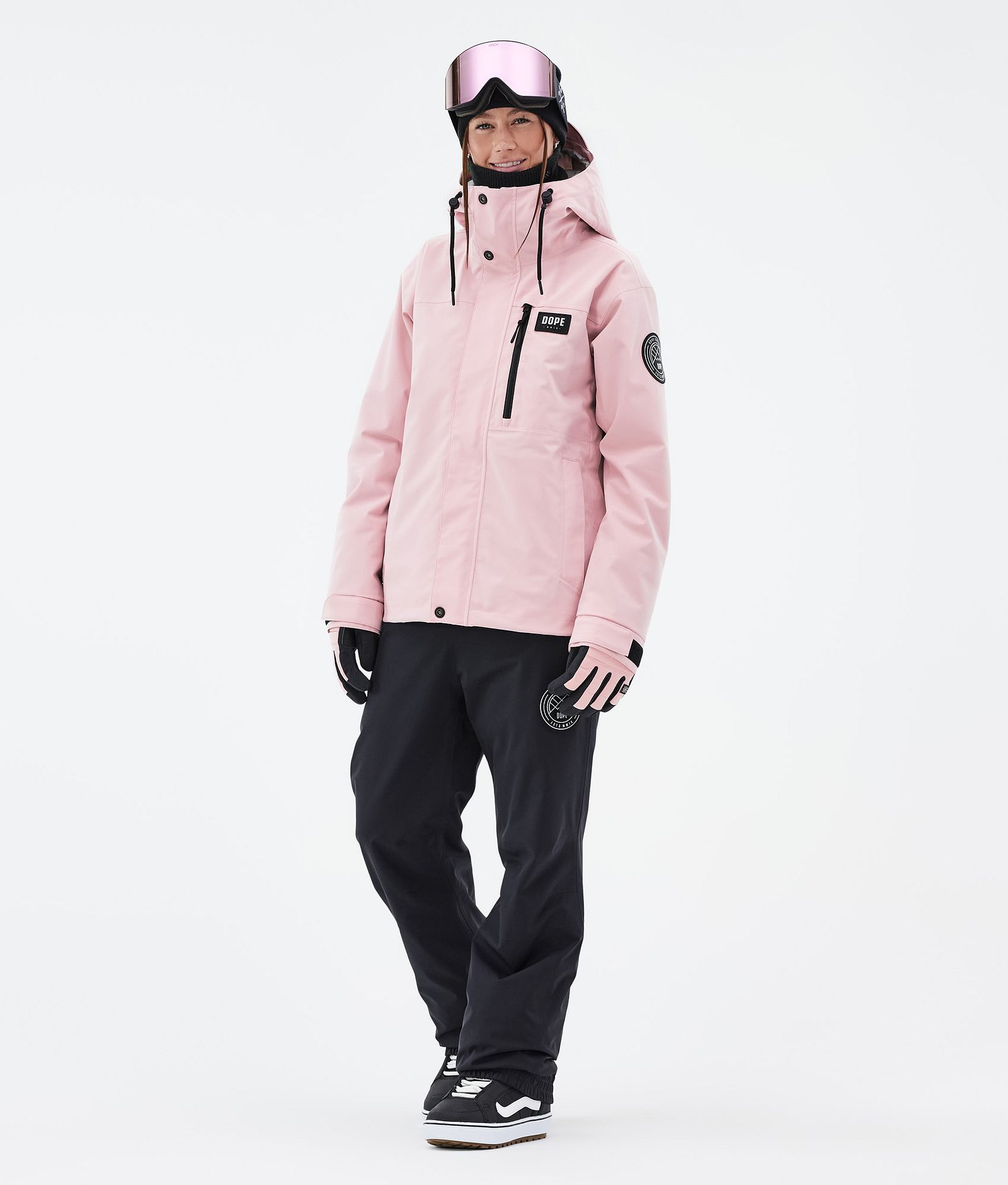 Dope Blizzard W Full Zip Snowboardjacka Dam Soft Pink, Bild 2 av 9