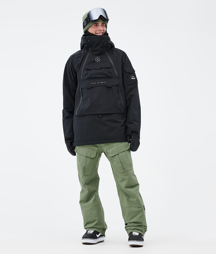 Dope Antek Snowboardbyxa Herr Moss Green, Bild 2 av 7