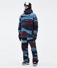 Dope Blizzard Snowboardbyxa Herr Shards Burgundy Blue, Bild 2 av 5