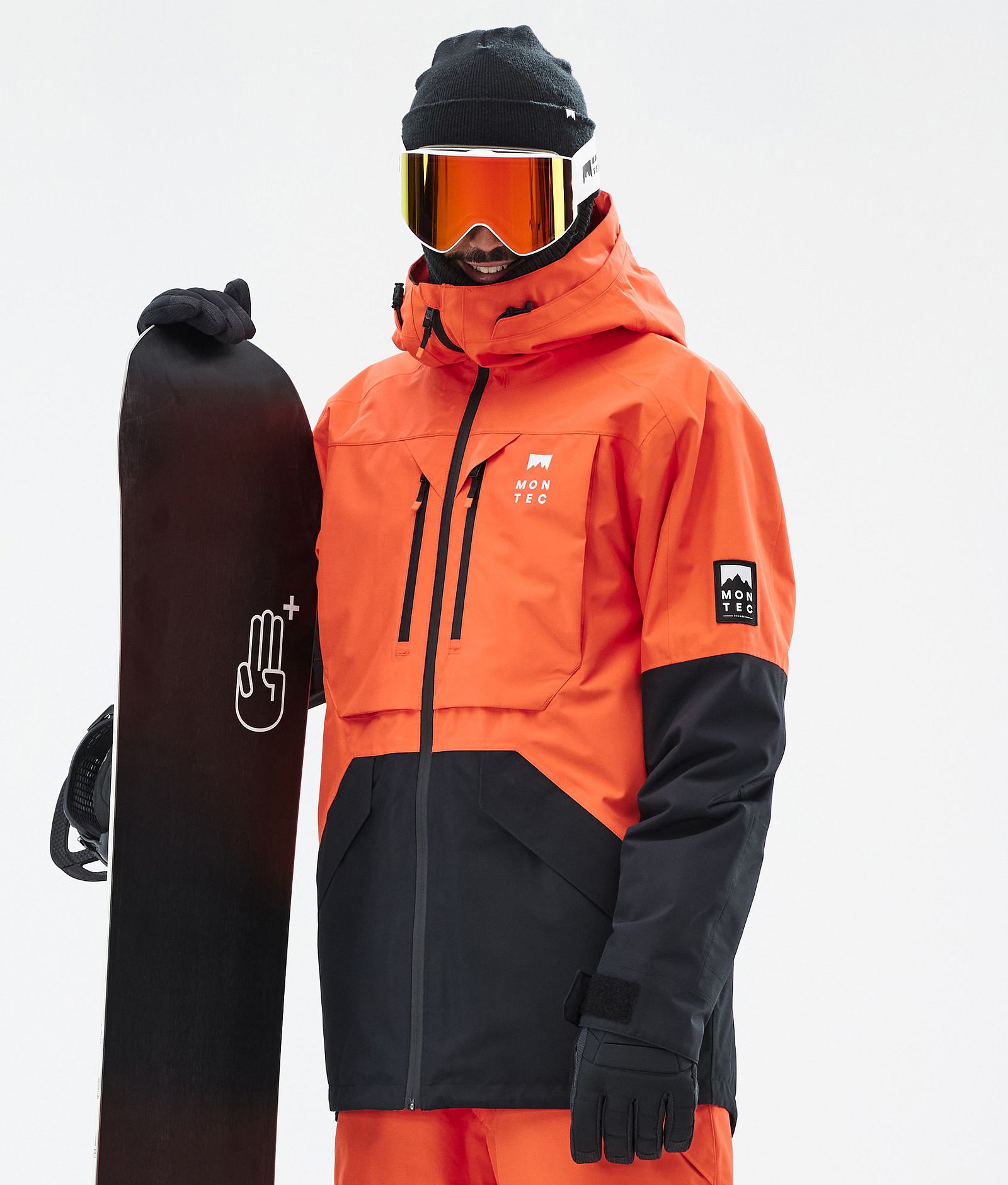 Montec Arch Snowboardjacka Herr Orange/Black, Bild 1 av 10