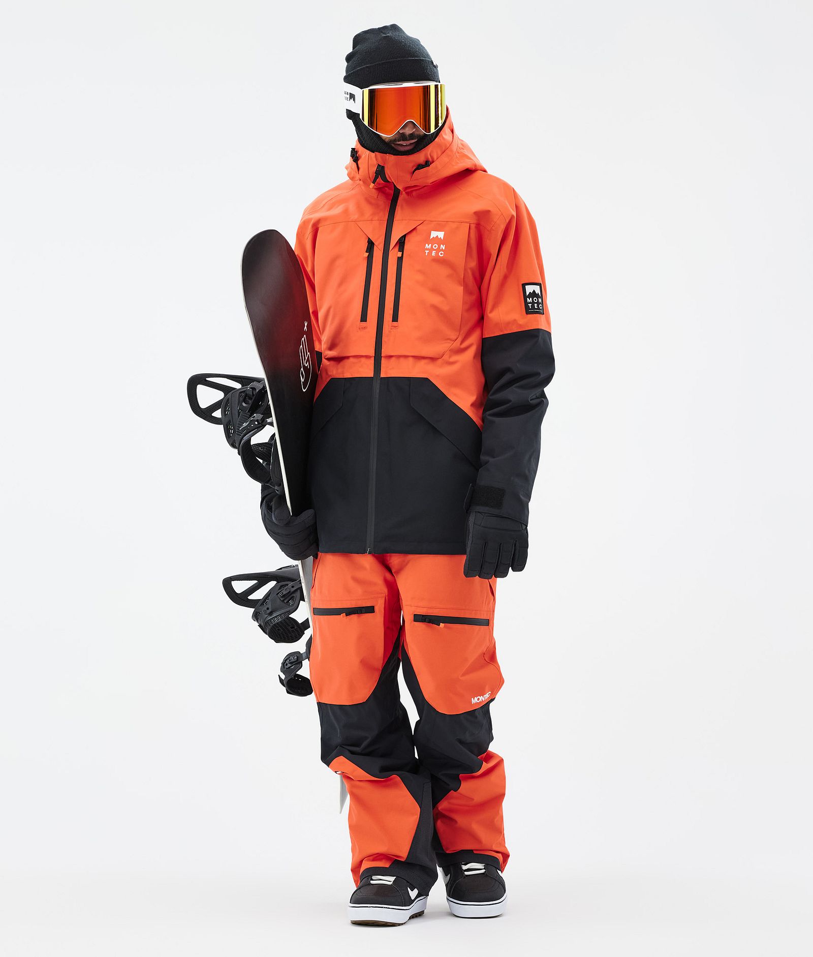 Montec Arch Snowboardjacka Herr Orange/Black, Bild 3 av 10