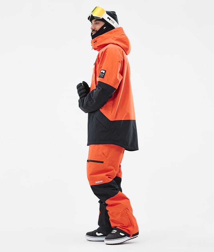 Montec Arch Snowboardjacka Herr Orange/Black, Bild 4 av 10