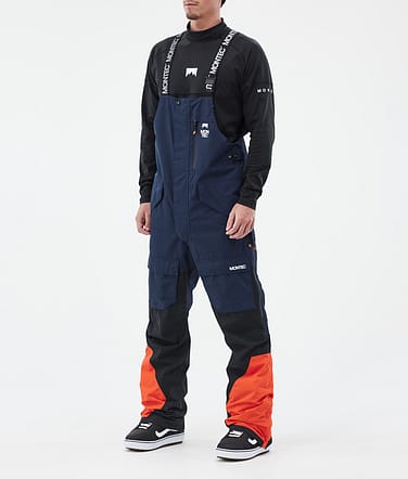 Montec Fawk Snowboardbyxa Man Dark Blue/Black/Orange