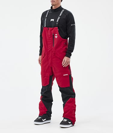 Montec Fawk Snowboardbyxa Man Deep Red/Black