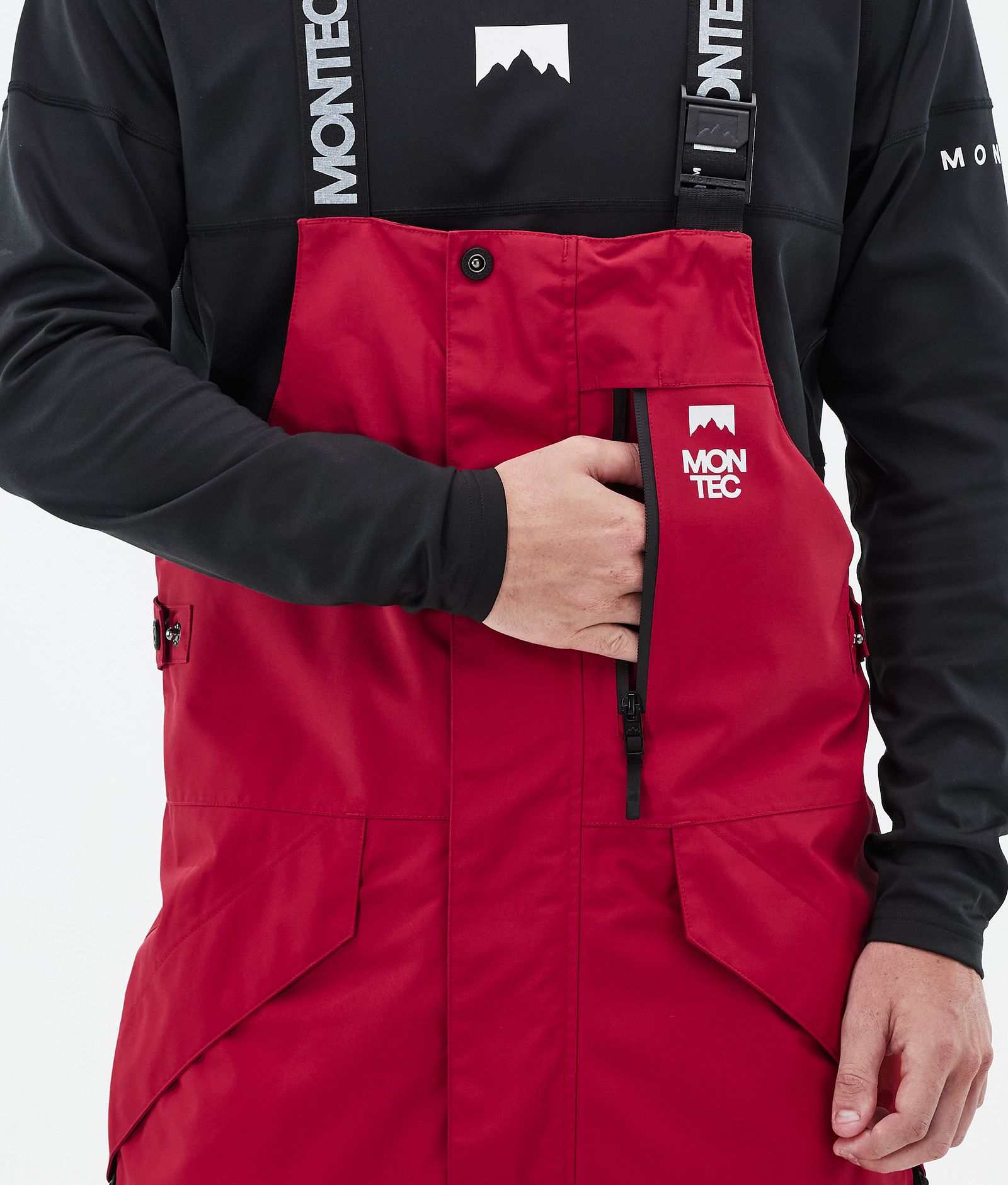 Montec Fawk Snowboardbyxa Herr Deep Red/Black, Bild 6 av 7