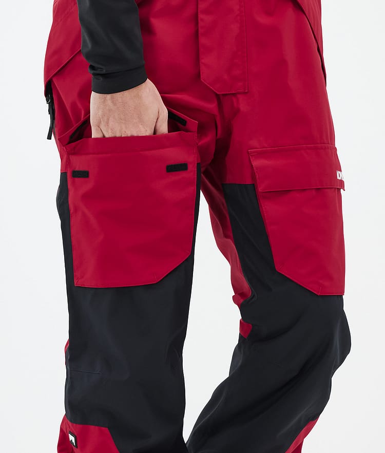 Montec Fawk Snowboardbyxa Herr Deep Red/Black, Bild 7 av 7