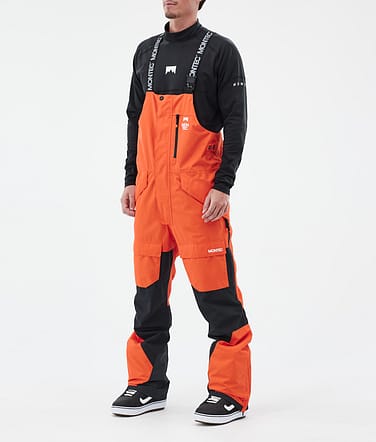 Montec Fawk Snowboardbyxa Man Orange/Black