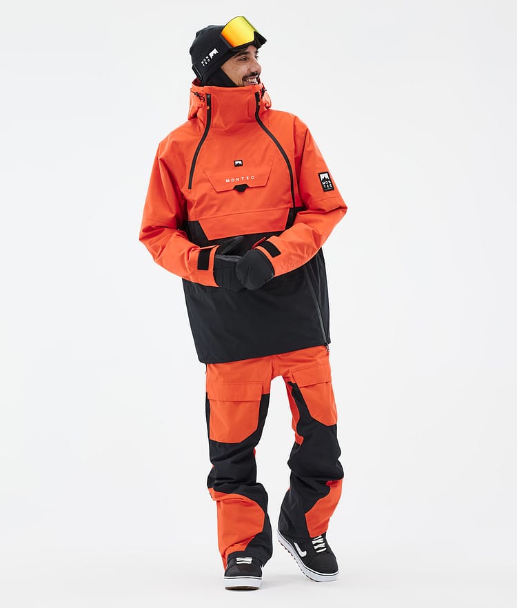 Montec Fawk Snowboardbyxa Herr Orange/Black, Bild 2 av 7