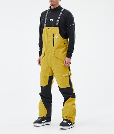 Montec Fawk Snowboardbyxa Man Yellow/Black