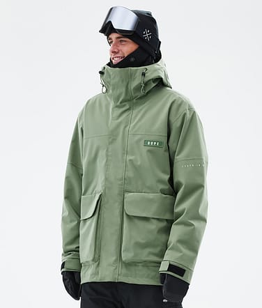 Dope Acme Snowboardjacka Man Moss Green