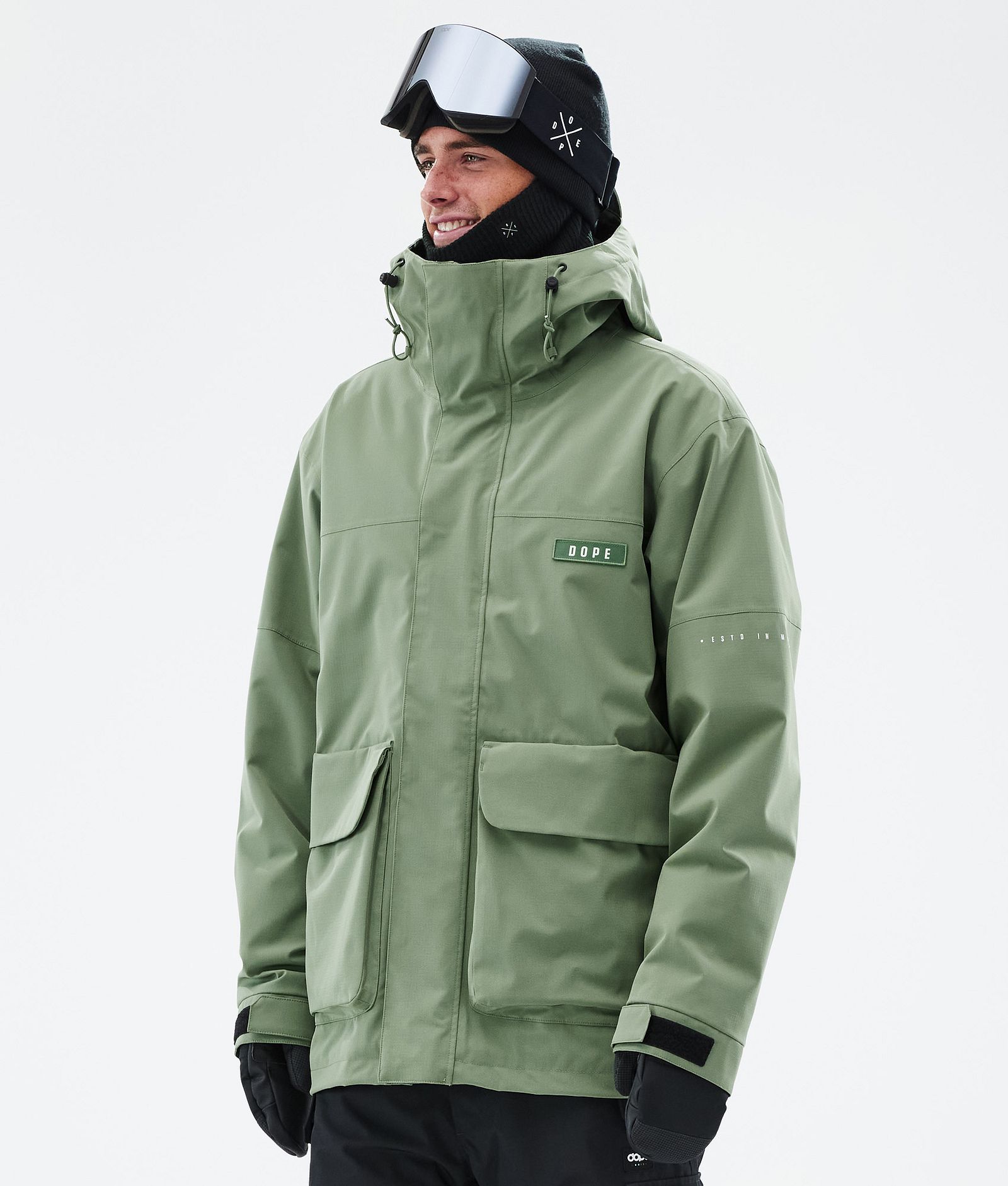 Dope Acme Snowboardjacka Herr Moss Green, Bild 1 av 9